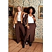 Plus Basics Rok Jeans Skirt CHOCLAT